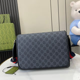 Gucci GG Monogram Messenger Bag Naty