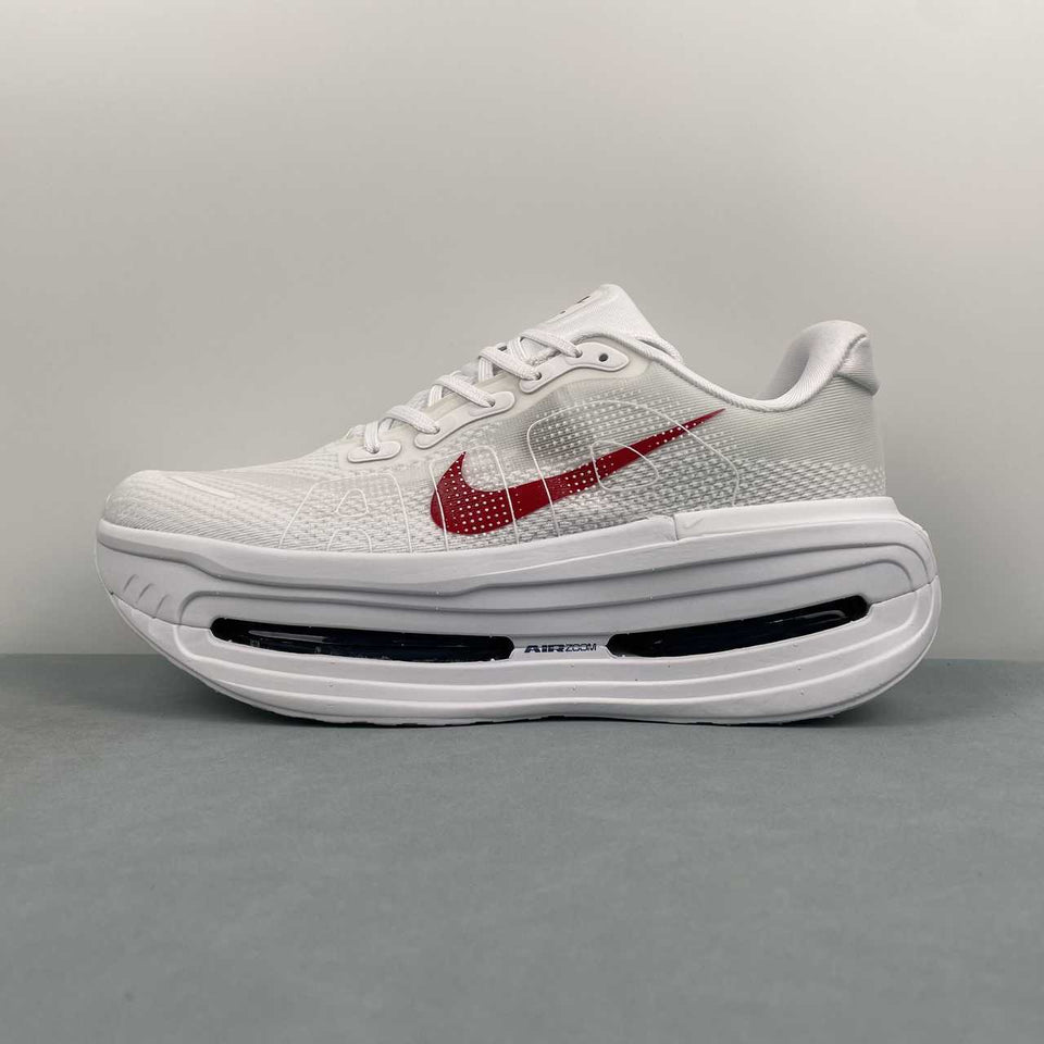 Nike Vomero Premium White Bright Crimson.