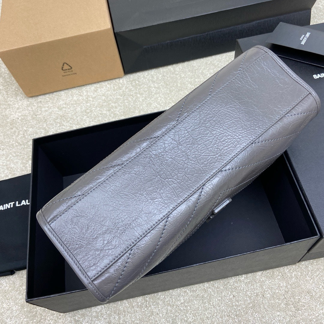 Saint Laurent Niki Shopping Bag Gray
