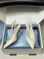 Prada  Slingback Pumps  White