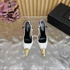 Saint Laurent Scarpin Slingback Jeanne White
