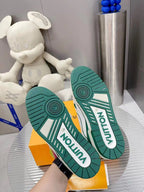 Louis Vuitton Trainer #54 Signature White Green