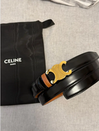 Cinto Celine black and Brown .