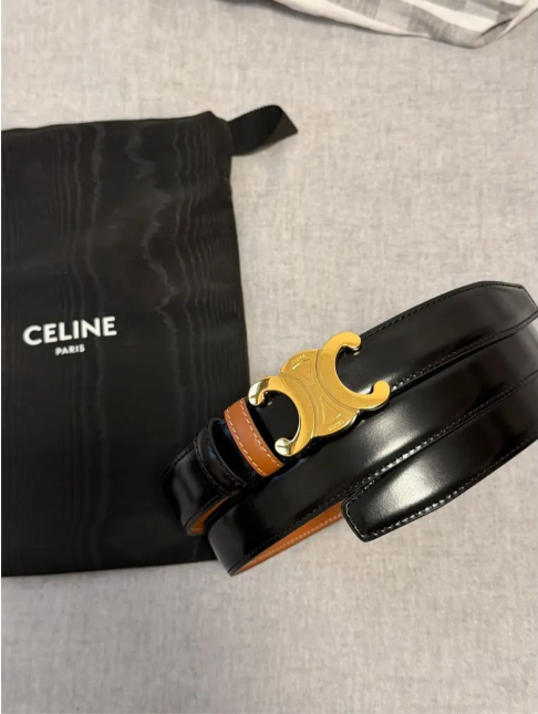 Cinto Celine black and Brown .