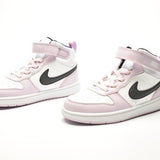 Nike Court Borough Mid 2 (TD/GS) "White / Platinum Violet Infantil