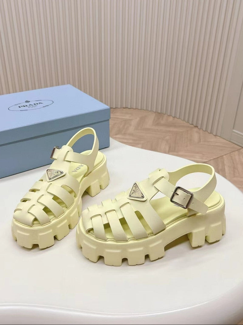 Prada Monolith yellow