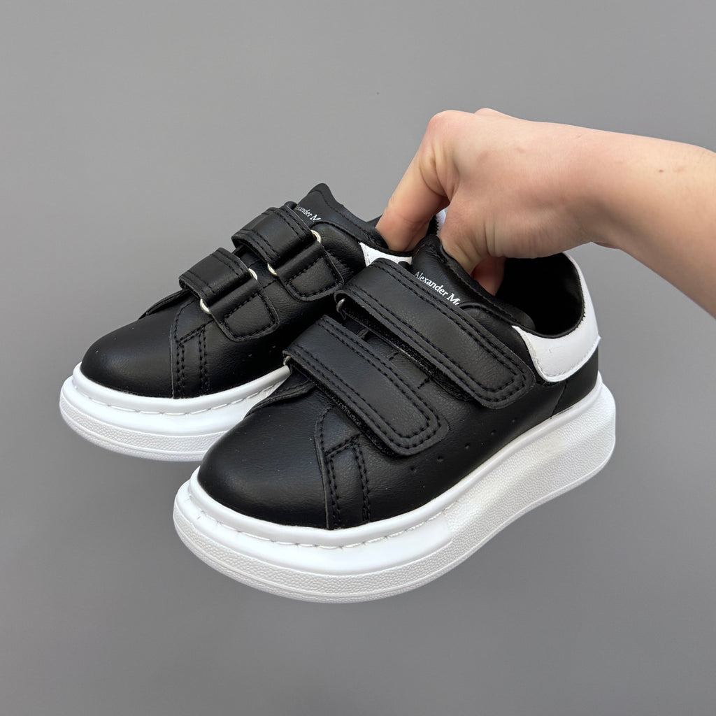 Tênis Alexander McQueen Black and White Infantil
