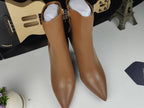 bota de cano curto Saint Laurent brown
