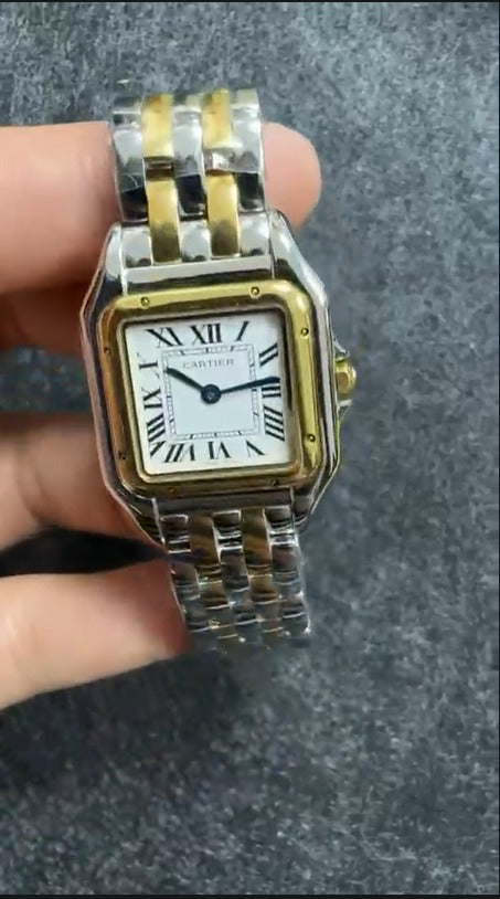 Relógio Cartier Panthere Silver and Gold .