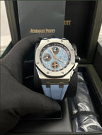 Relógio Audemars Piguet Royal Oak Chronograph Stainless Steel Blue Dial