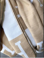 Hermes Blanket  Avalon Ecru .