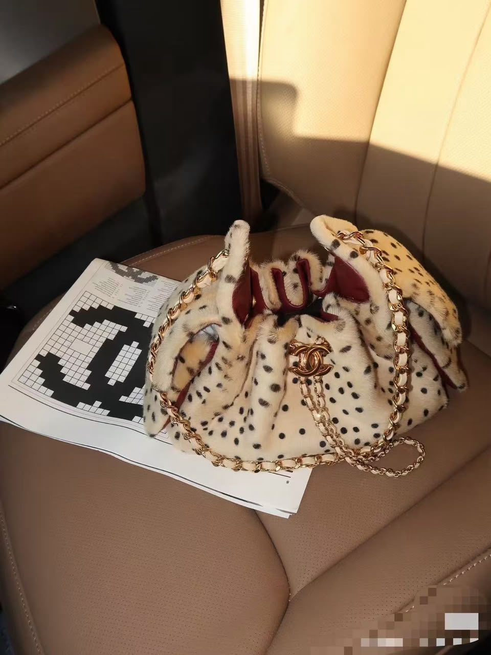 Chanel  Métiers d'Art Chanel 25 Mini Leopard