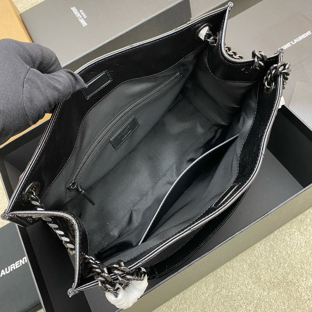 Saint Laurent Niki Shopping Bag All Black