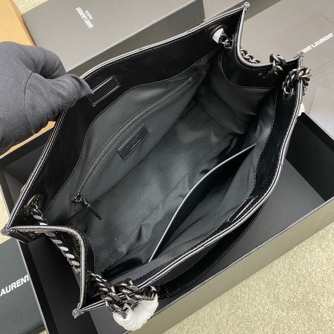 Saint Laurent Niki Shopping Bag All Black