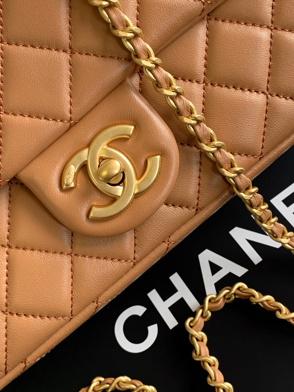Chanel Classic Double Flap Brown