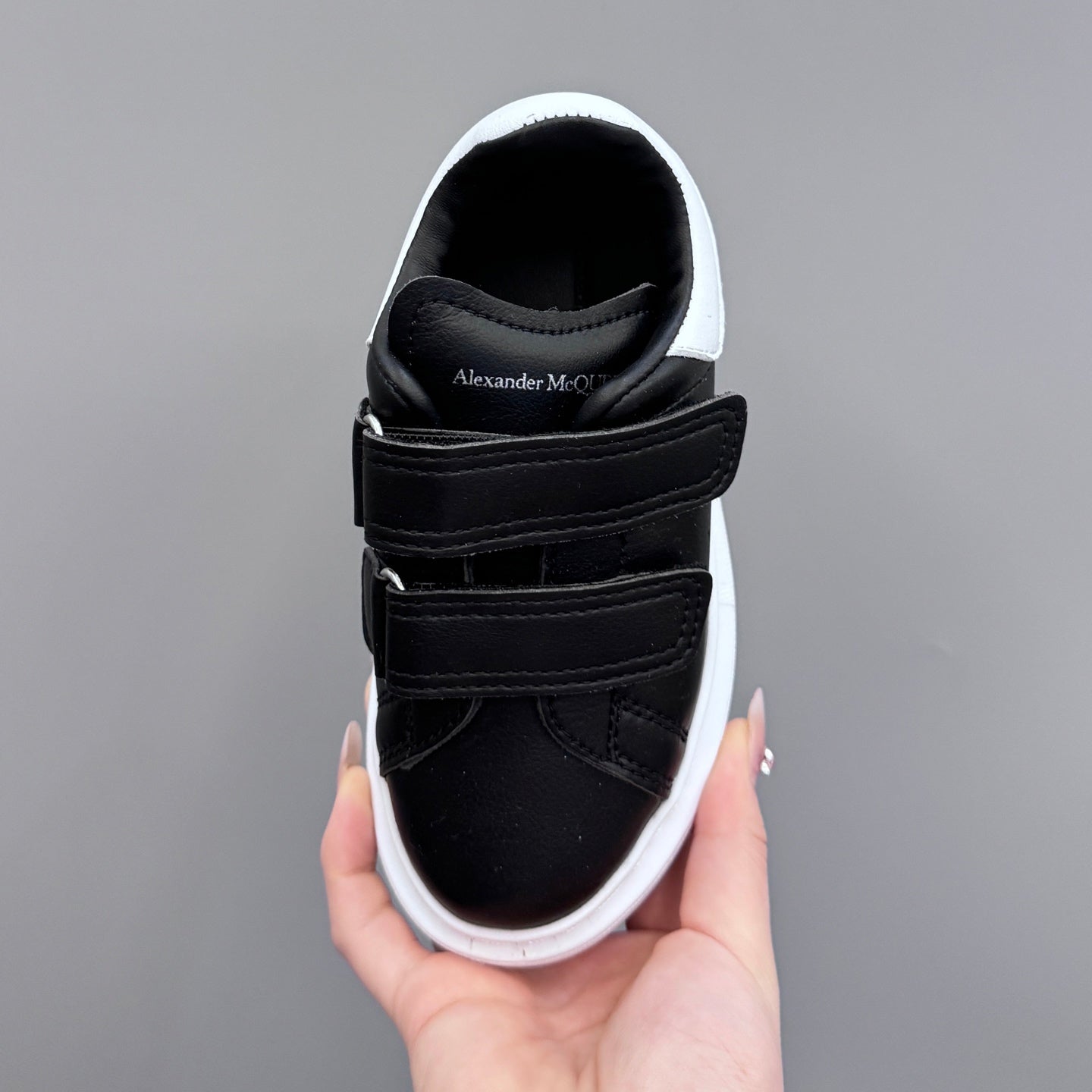 Tênis Alexander McQueen Black and White Infantil