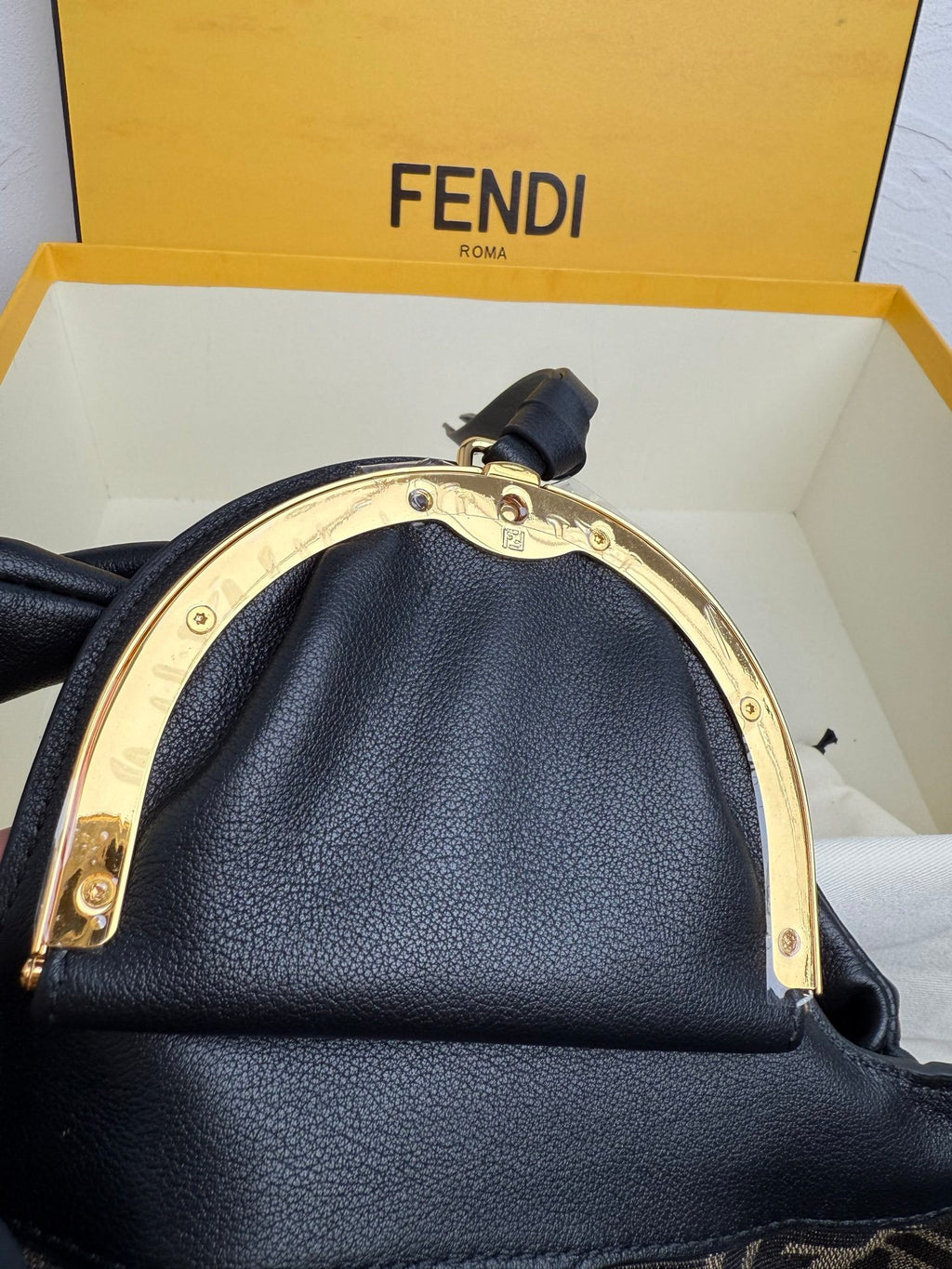 Fendi Spy Roma Bag Black