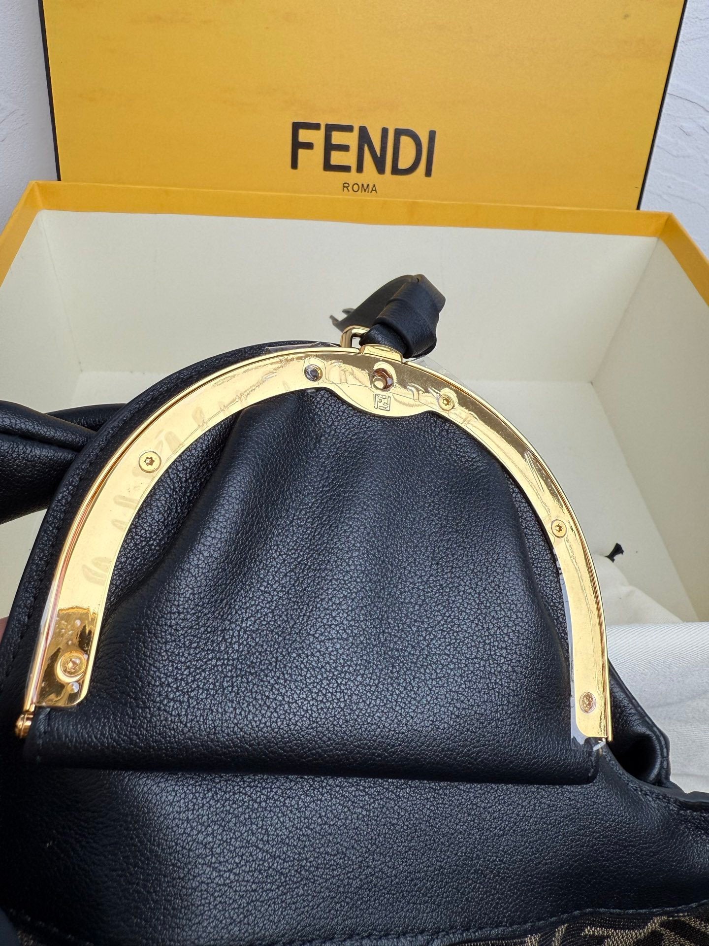 Fendi Spy Roma Bag Black