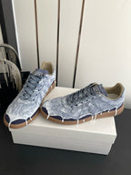 Maison Margiela Replica Low "Hand Painted Navy Canvas/Denim