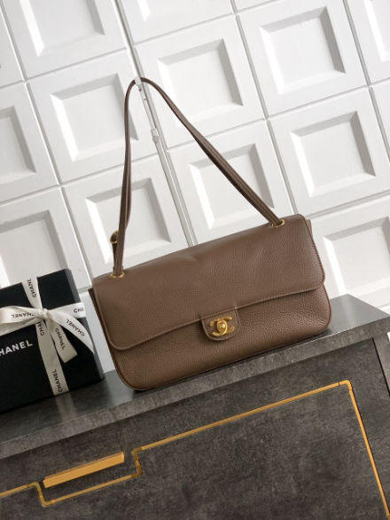 Chanel Maxi Souplissimo Flap Bag brown