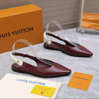 Louis Vuitton Ballerina Legacy Slingback Wine