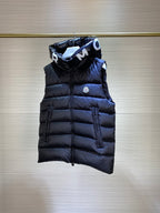 MONCLER SLEEVELESS - BOURNE WHITE \ BLACK