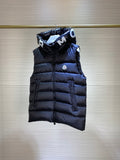 MONCLER SLEEVELESS - BOURNE WHITE \ BLACK