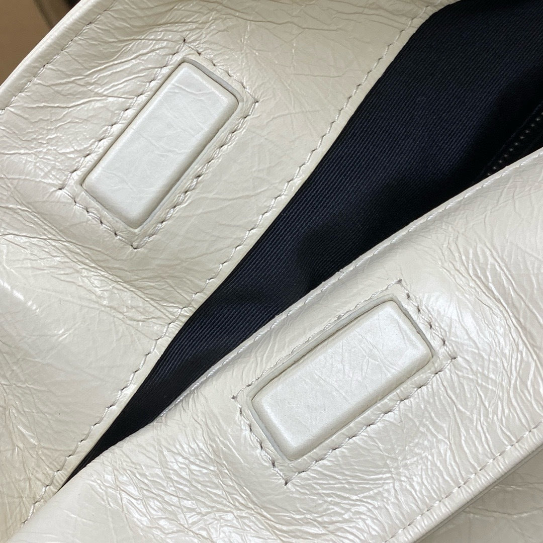 Saint Laurent Niki Shopping Bag Creme