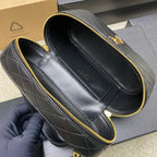 Saint Laurent Gaby Vanity  Black Ferragens Douradas