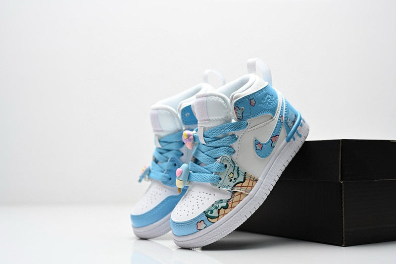 Air Jordan 1 Mid blue infantil