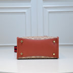 Coach Field Tote 22 Signature Canvas Khaki Ferragens Douradas