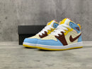 Air Jordan 1 Mid Maison Chateau  Infantil