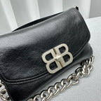 Balenciaga  Small BB Soft Flap Shoulder Black