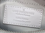 Lv Mini Soft Trunk Glitter Silver