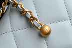 Chanel Mini Flap Bag com alça Pearl Crush