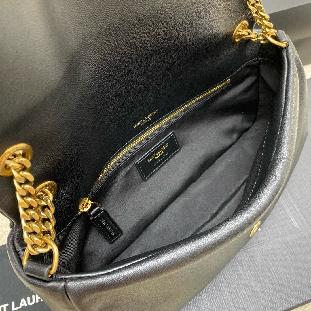 Yves Saint Laurent Calypso Lambskin Black
