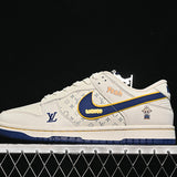 SB DUNK LOW X LV LABUBU WHITE BLUE GOLD ( Pronta entrega )