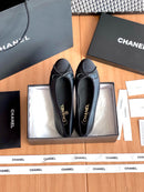 Chanel Lambskin 10mm Ballet Flats Black