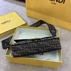 Bolsa Fendi FF Baguette Jacquard