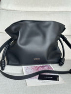 Loewe Flamenco Clutch Bag Black