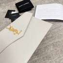 Saint Laurent Wallet White