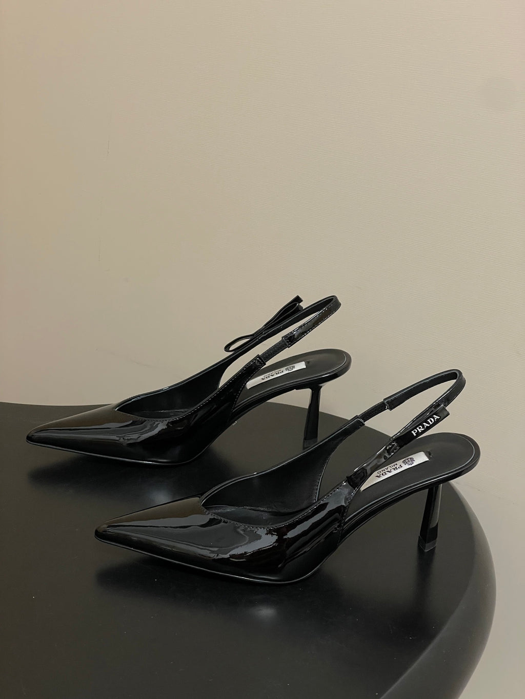 Prada  Slingback Pumps  Black