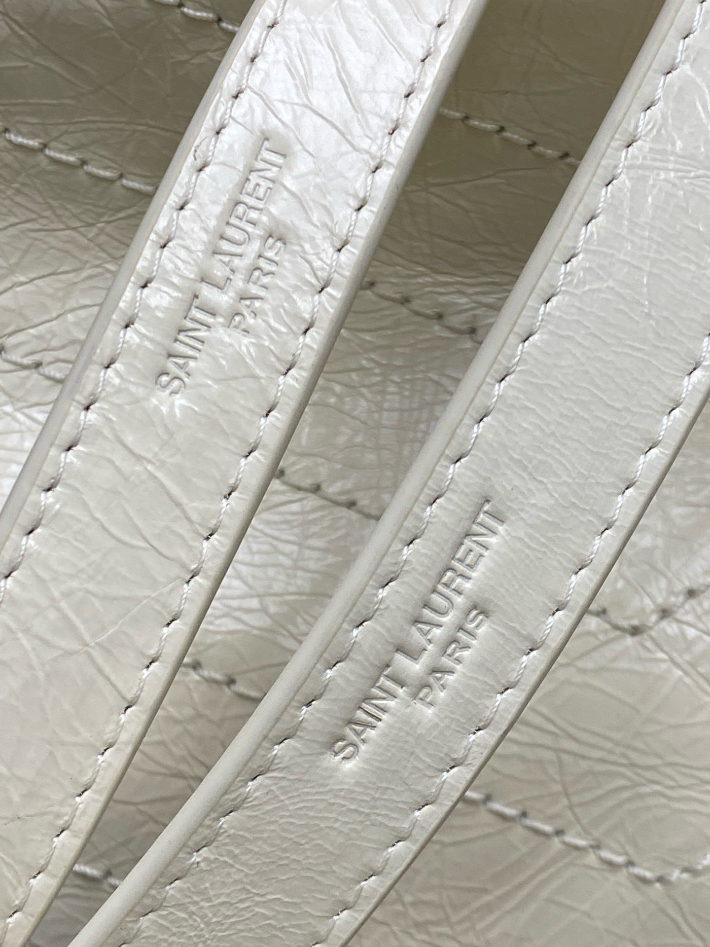 Saint Laurent Niki Shopping Bag Creme