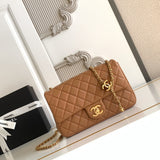 Chanel Classic Double Flap Brown