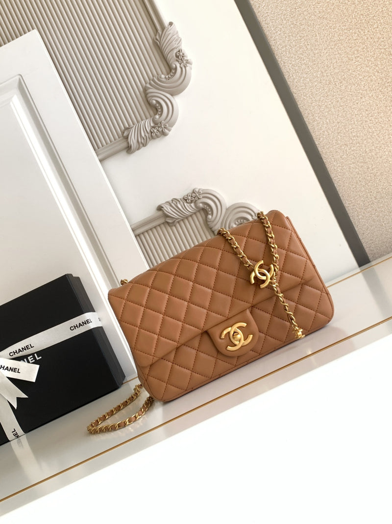 Chanel Classic Double Flap Brown