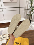 Fendi Match sneakers in white brown