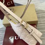 Gucci GG Emblem Small Shoulder Bag Off-White