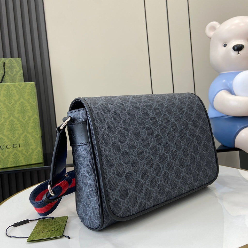 Gucci GG Monogram Messenger Bag Naty