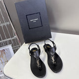 Saint Laurent Sandalia cassandra black