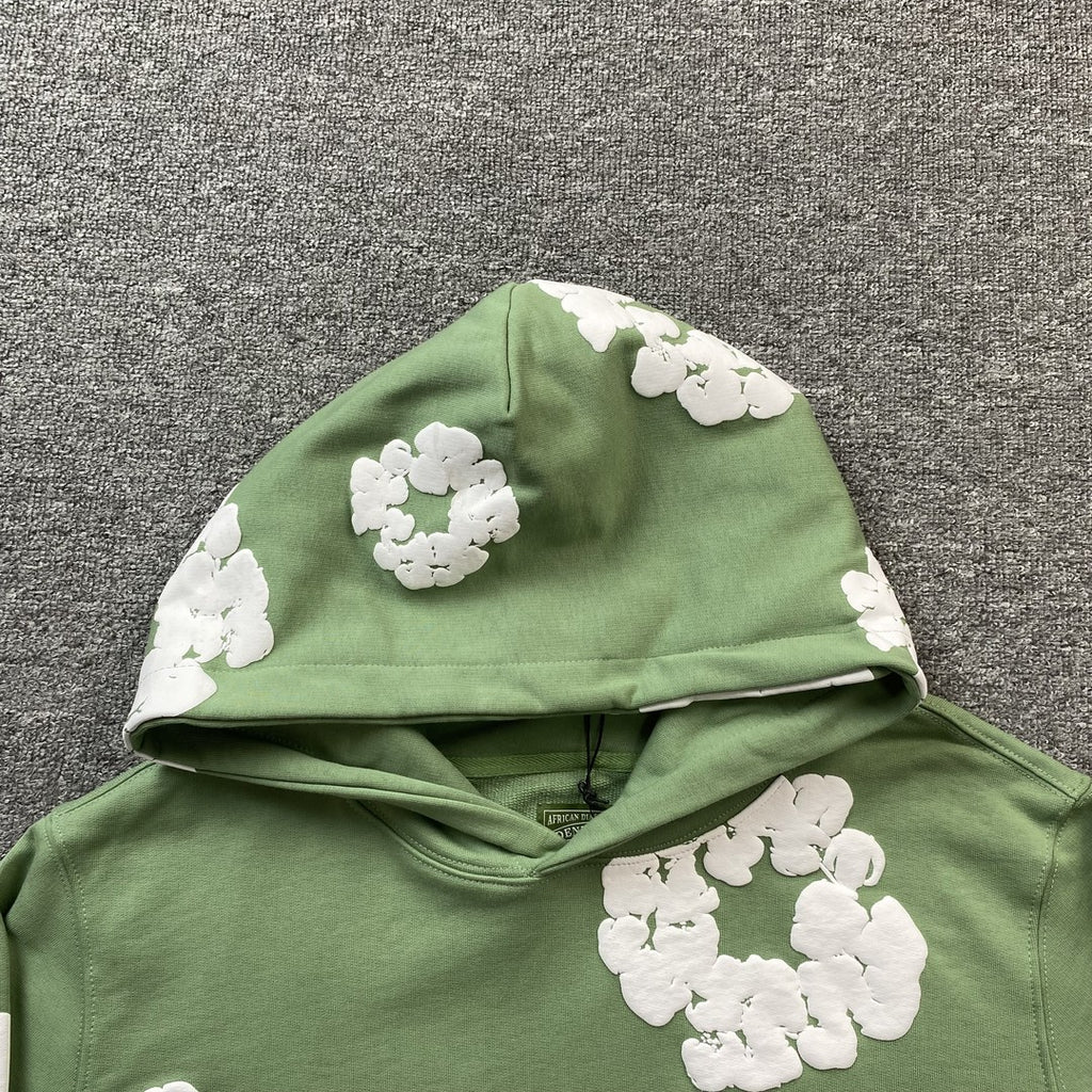Moletom Cotton Wreath Denim Tears Green